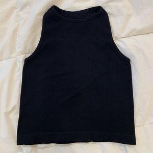Free People Black Halter Neck Tank
